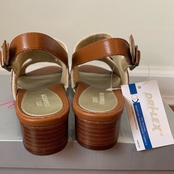 ROS HOMMERSON Textile and Genuine Leather Sandals 6 Narrow NEW - Picture 4 of 8